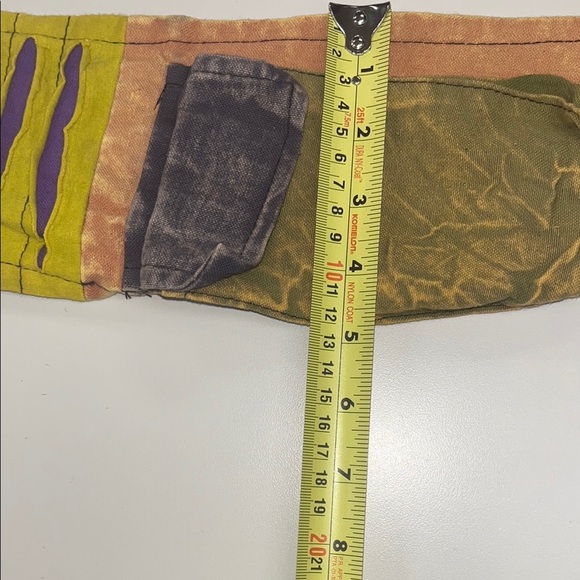 Colorful Patchwork Hobo Bag with cell phone pocket, preowned - Picture 11 of 15